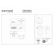 Maytoni Onda Lampa wbudowana podtynkowa LED 800lm 2200K-4000K Biały DL024-12W-DTW-W