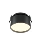 LED flush-mounted lamps - Maytoni Onda LED flush mounted lamp 640lm 2200K-4000K Black DL024-12W-DTW-B - product 1