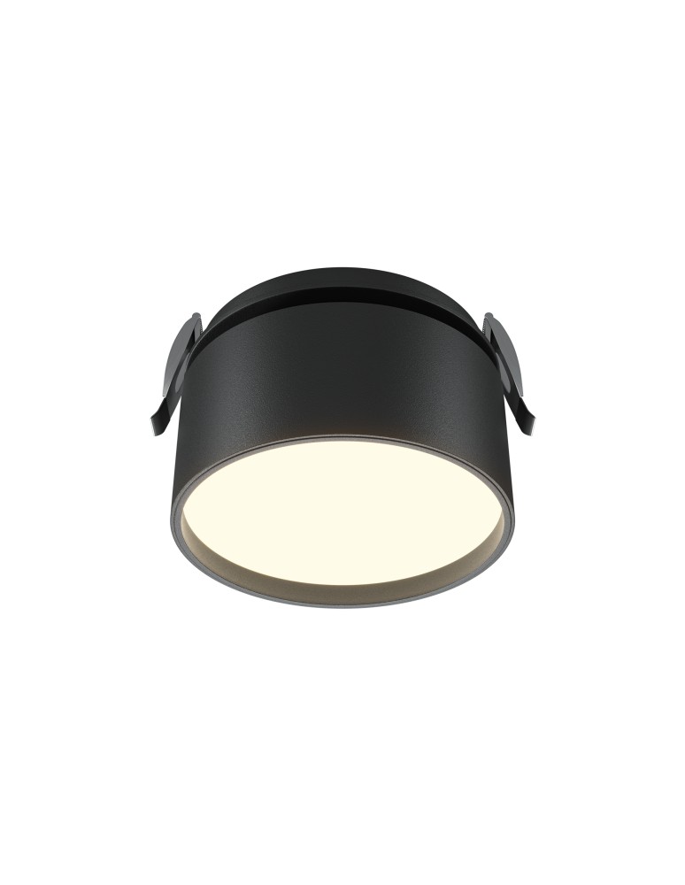 LED flush-mounted lamps - Maytoni Onda LED flush mounted lamp 640lm 2200K-4000K Black DL024-12W-DTW-B - product kolory-swiatla.pl 1