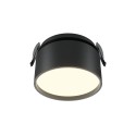 Maytoni Onda Lampa wbudowana podtynkowa LED 640lm 2200K-4000K Czarny DL024-12W-DTW-B