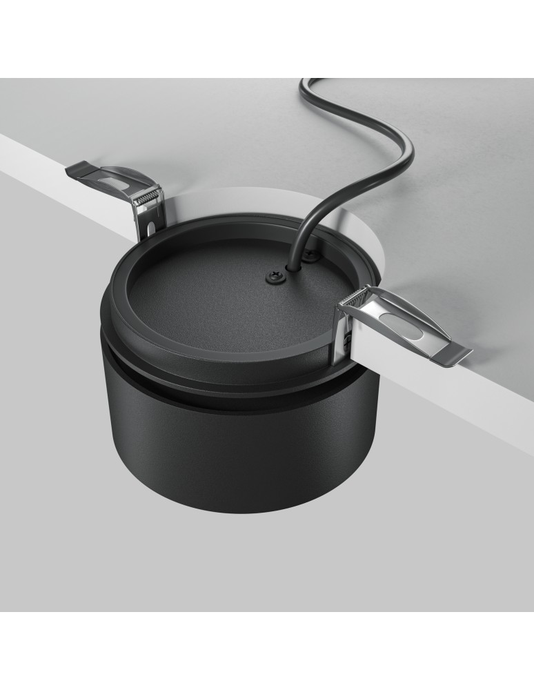 LED flush-mounted lamps - Maytoni Onda LED flush mounted lamp 640lm 2200K-4000K Black DL024-12W-DTW-B - product kolory-swiatla.pl 5