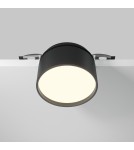 LED flush-mounted lamps - Maytoni Onda LED flush mounted lamp 640lm 2200K-4000K Black DL024-12W-DTW-B - product 7