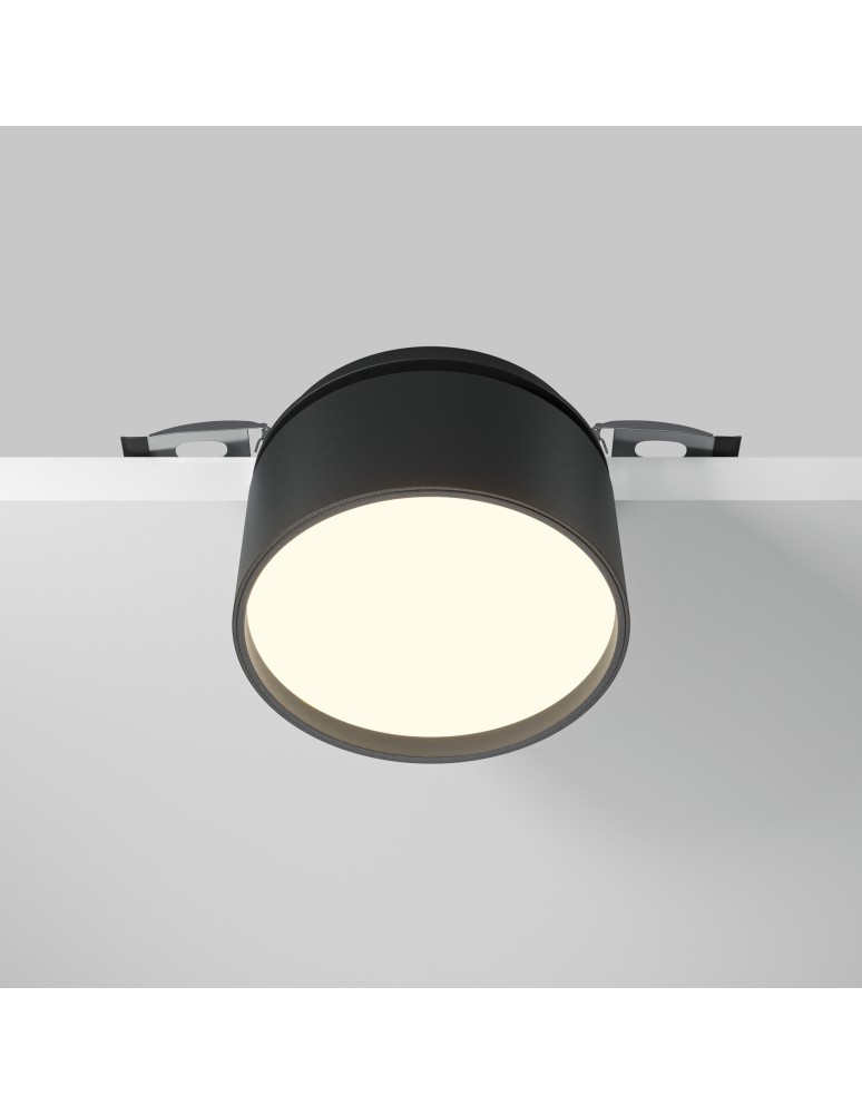 LED flush-mounted lamps - Maytoni Onda LED flush mounted lamp 640lm 2200K-4000K Black DL024-12W-DTW-B - product kolory-swiatla.pl 7