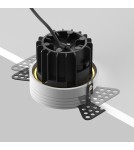 Frameless flush-mounted lamps - trimless - Maytoni Round LED flush mounted lamp 920lm 3000K Brass DL058-12W3K-TRS-BS - product 3