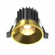 Maytoni Round Lampa wbudowana podtynkowa LED 460lm 3000K Mosiądz DL058-7W3K-BS