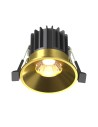 Maytoni Round LED flush mounted lamp 460lm 3000K Brass DL058-7W3K-BS