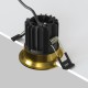 Maytoni Round Lampa wbudowana podtynkowa LED 460lm 3000K Mosiądz DL058-7W3K-BS