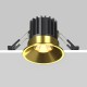 Maytoni Round Lampa wbudowana podtynkowa LED 460lm 3000K Mosiądz DL058-7W3K-BS