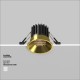 Maytoni Round Lampa wbudowana podtynkowa LED 460lm 3000K Mosiądz DL058-7W3K-BS
