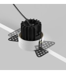 Frameless flush-mounted lamps - trimless - Maytoni Round LED flush mounted lamp 480lm 3000K Brass DL058-7W3K-TRS-BS - product 3