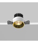 Frameless flush-mounted lamps - trimless - Maytoni Round LED flush mounted lamp 480lm 3000K Brass DL058-7W3K-TRS-BS - product 4