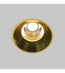 Frameless flush-mounted lamps - trimless - Maytoni Round LED flush mounted lamp 480lm 3000K Brass DL058-7W3K-TRS-BS - product 5