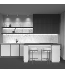 Ceiling downlights - tubes - Maytoni Alfa LED Ceiling Lamp 1200lm 3000K White and black C064CL-01-15W3K-RD-WB. - product 3