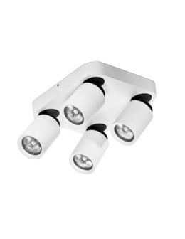 Azzardo TOMI 4 KW WHITE 4xGU10 Ceiling Spotlight White/Grey AZ0682