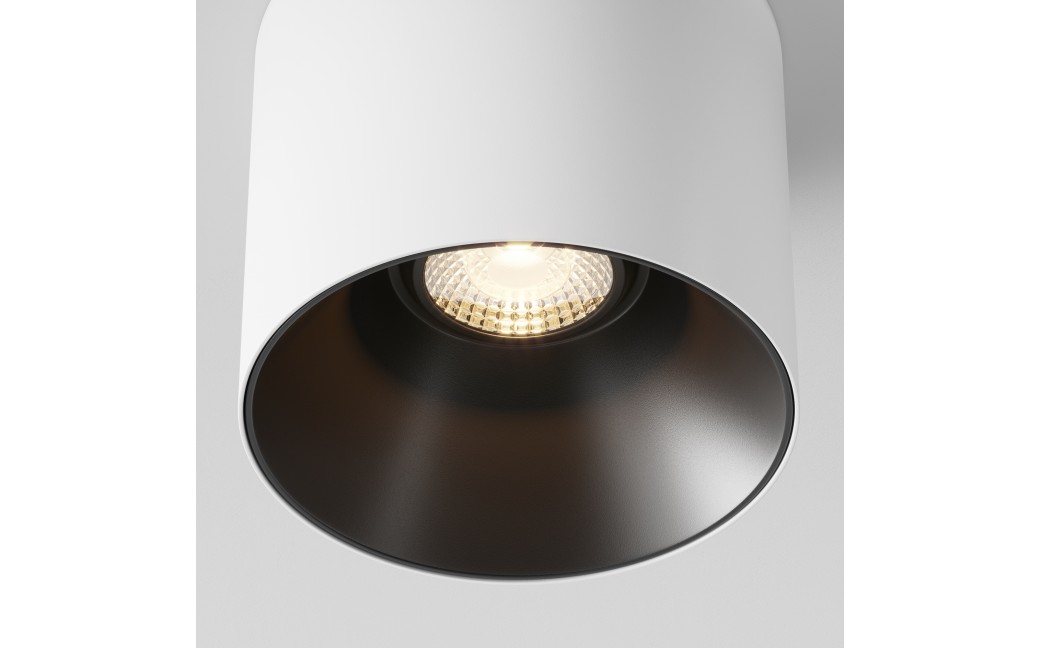 Maytoni Alfa LED Lampa sufitowa LED 1200lm 3000K Biały i czarny C064CL-01-15W3K-RD-WB