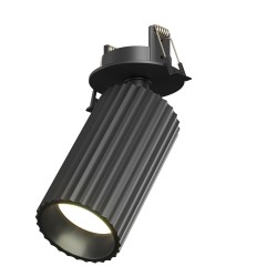Maytoni Calipso Lampa wbudowana podtynkowa reflektor 1xGU10 Czarny C110CL-01-GU10-B