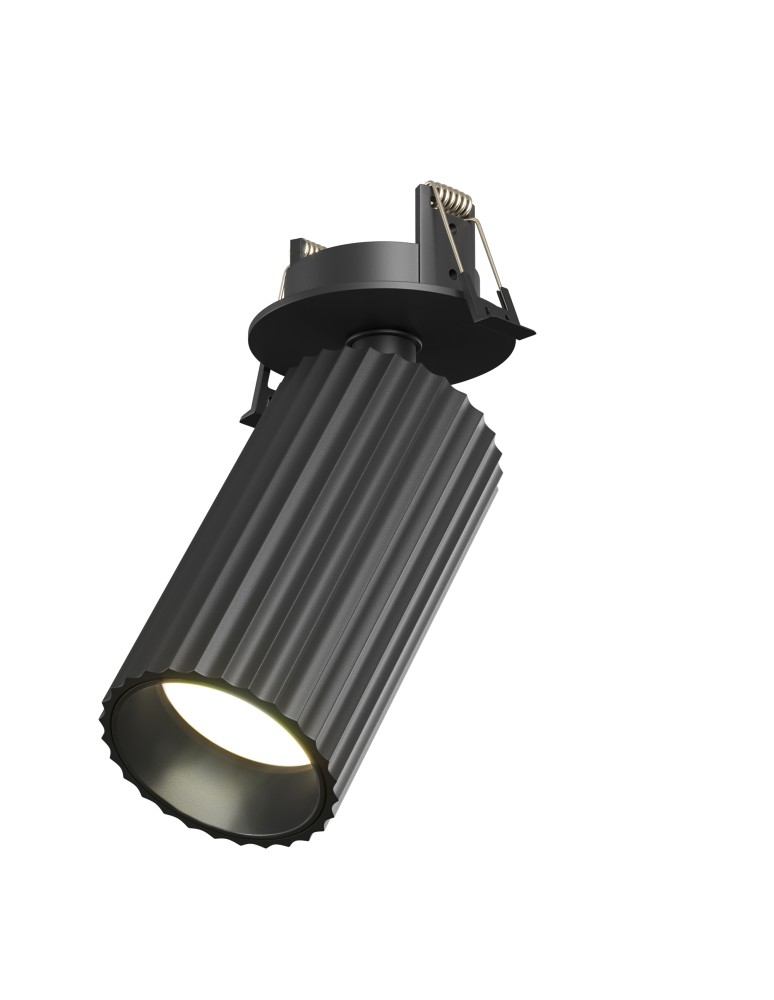 Recessed ceiling spotlights - Maytoni Calipso Flush mounted spotlight 1xGU10 Black C110CL-01-GU10-B. - product kolory-swiatla.pl 1
