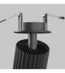 Recessed ceiling spotlights - Maytoni Calipso Flush mounted spotlight 1xGU10 Black C110CL-01-GU10-B. - product 4
