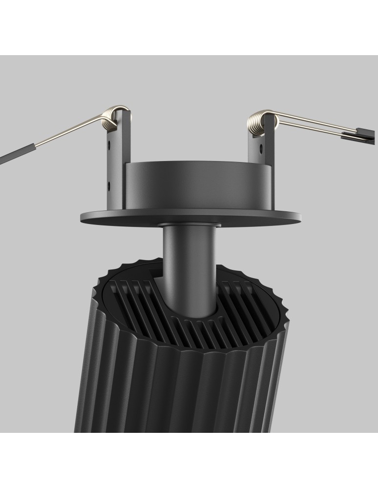 Recessed ceiling spotlights - Maytoni Calipso Flush mounted spotlight 1xGU10 Black C110CL-01-GU10-B. - product kolory-swiatla.pl 4
