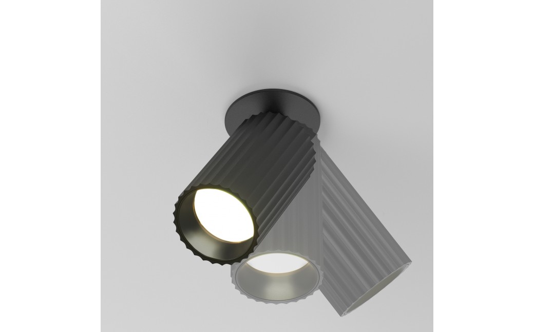 Maytoni Calipso Lampa wbudowana podtynkowa reflektor 1xGU10 Czarny C110CL-01-GU10-B