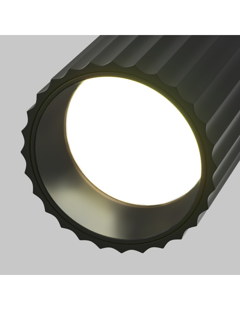 Recessed ceiling spotlights - Maytoni Calipso Flush mounted spotlight 1xGU10 Black C110CL-01-GU10-B. - product kolory-swiatla.pl 9
