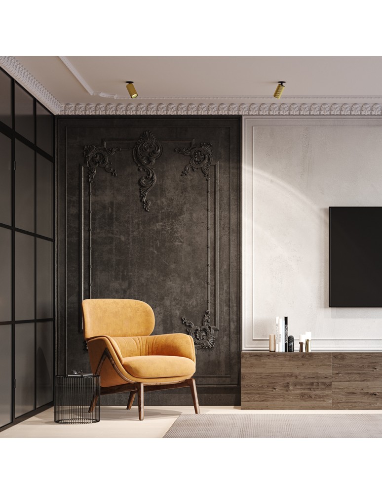 Recessed ceiling spotlights - Maytoni Calipso Flush mounted spotlight lamp 1xGU10 Brass C110CL-01-GU10-BS - product kolory-swiatla.pl 3