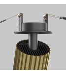 Recessed ceiling spotlights - Maytoni Calipso Flush mounted spotlight lamp 1xGU10 Brass C110CL-01-GU10-BS - product 5