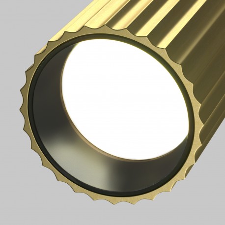 Maytoni Calipso Lampa wbudowana podtynkowa reflektor 1xGU10 Mosiądz C110CL-01-GU10-BS