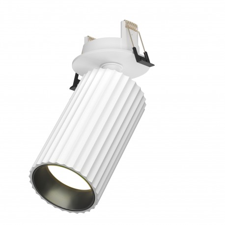 Maytoni Calipso Lampa wbudowana podtynkowa reflektor 1xGU10 Biały C110CL-01-GU10-W