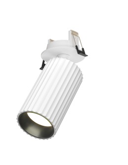 Maytoni Calipso Lampa wbudowana podtynkowa reflektor 1xGU10 Biały C110CL-01-GU10-W