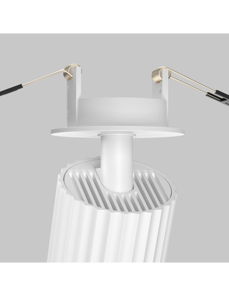 Recessed ceiling spotlights - Maytoni Calipso Flush mounted spotlight 1xGU10 White C110CL-01-GU10-W. - product kolory-swiatla.pl 4