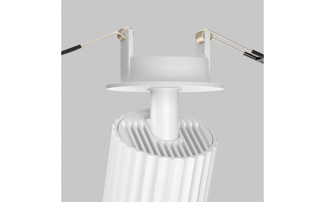 Maytoni Calipso Lampa wbudowana podtynkowa reflektor 1xGU10 Biały C110CL-01-GU10-W