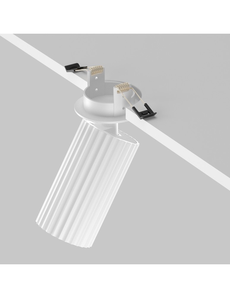 Recessed ceiling spotlights - Maytoni Calipso Flush mounted spotlight 1xGU10 White C110CL-01-GU10-W. - product kolory-swiatla.pl 5