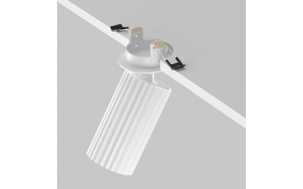 Maytoni Calipso Lampa wbudowana podtynkowa reflektor 1xGU10 Biały C110CL-01-GU10-W