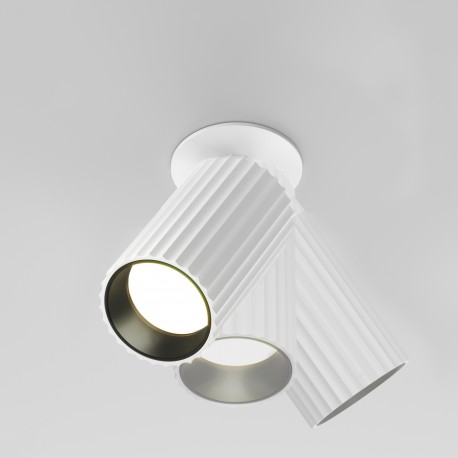 Maytoni Calipso Lampa wbudowana podtynkowa reflektor 1xGU10 Biały C110CL-01-GU10-W