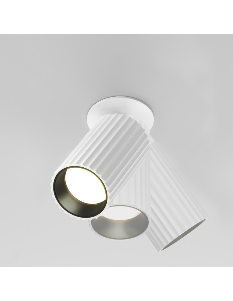 Recessed ceiling spotlights - Maytoni Calipso Flush mounted spotlight 1xGU10 White C110CL-01-GU10-W. - product kolory-swiatla.pl 6