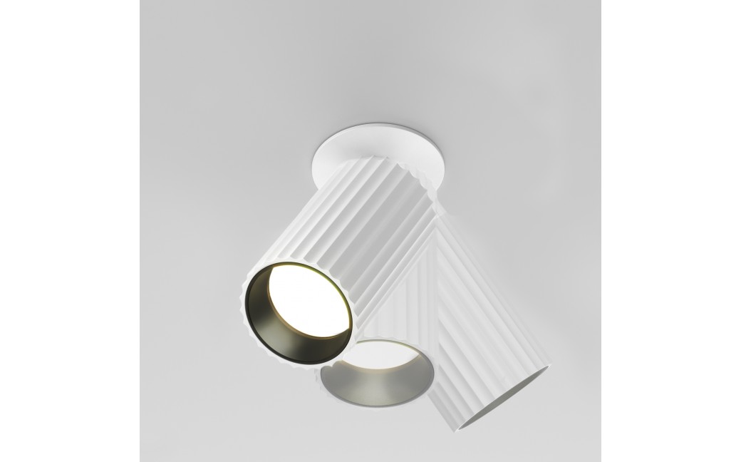 Maytoni Calipso Lampa wbudowana podtynkowa reflektor 1xGU10 Biały C110CL-01-GU10-W