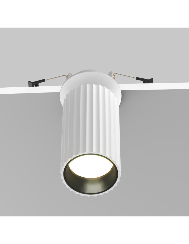 Recessed ceiling spotlights - Maytoni Calipso Flush mounted spotlight 1xGU10 White C110CL-01-GU10-W. - product kolory-swiatla.pl 7