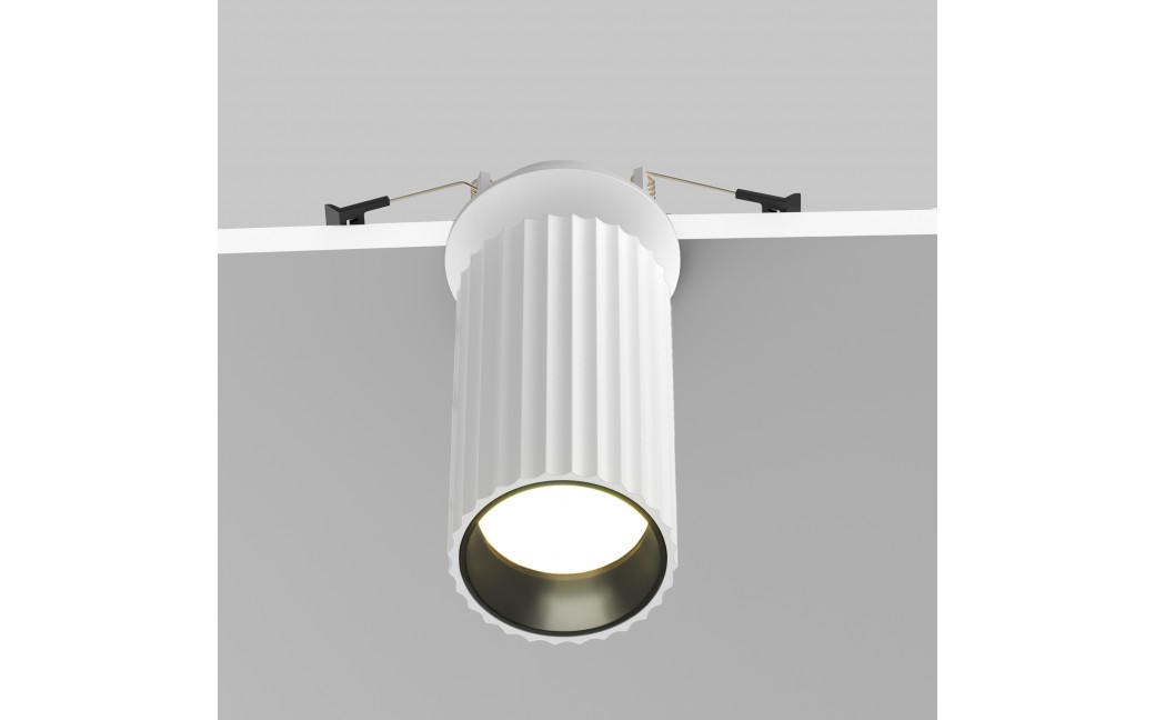 Maytoni Calipso Lampa wbudowana podtynkowa reflektor 1xGU10 Biały C110CL-01-GU10-W