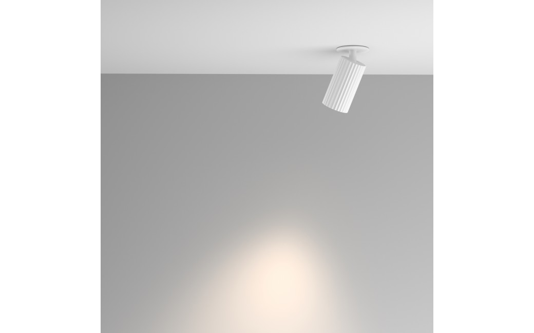 Maytoni Calipso Lampa wbudowana podtynkowa reflektor 1xGU10 Biały C110CL-01-GU10-W