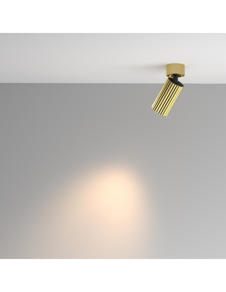 Ceiling spotlights - Maytoni Calipso Ceiling lamp 1xGU10 Brass C108CL-01-GU10-BS - product kolory-swiatla.pl 6