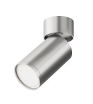 Ceiling spotlights - Maytoni FOCUS S Ceiling lamp 1xGU10 Matte silver C050CL-U-1S - product 1