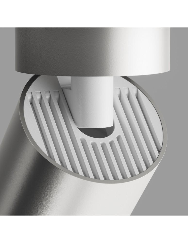 Ceiling spotlights - Maytoni FOCUS S Ceiling lamp 1xGU10 Matte silver C050CL-U-1S - product kolory-swiatla.pl 3