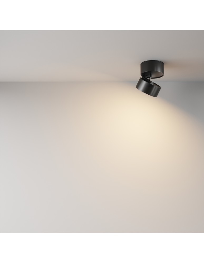 Ceiling spotlights - Maytoni Onda LED ceiling lamp 780lm 3000K Black C024CL-12W3K-B-1. - product kolory-swiatla.pl 6