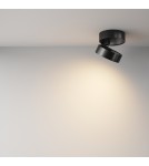 Ceiling spotlights - Maytoni Onda LED ceiling lamp 1370lm 3000K Black C024CL-18W3K-B-1. - product 6