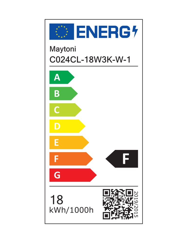 Ceiling spotlights - Maytoni Onda LED ceiling lamp 1490lm 3000K White C024CL-18W3K-W-1. - product kolory-swiatla.pl 8