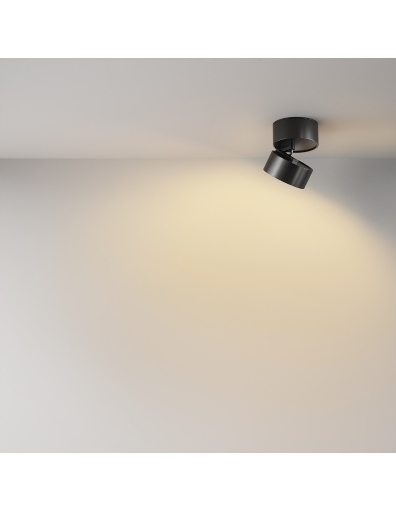 Ceiling spotlights - Maytoni Onda LED ceiling lamp 850lm 2700K Black C024CL-12W2.7K-B-1 - product kolory-swiatla.pl 6