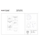 Ceiling spotlights - Maytoni Onda LED ceiling lamp 850lm 2700K White C024CL-12W2.7K-W-1. - product 9