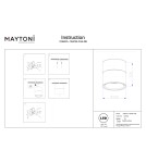 Ceiling spotlights - Maytoni Yin LED ceiling lamp 1207lm 2700K-4000K White C084CL-15W3K-D-B-DE. - product 8