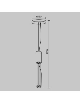 Maytoni Zon Uniwersalny element mocujący zawieszenie LED Matowe złoto C032C-04-MG-1 - produkt 2